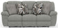 Trifecta - Sofa With 3 Recliners and Drop Down Table