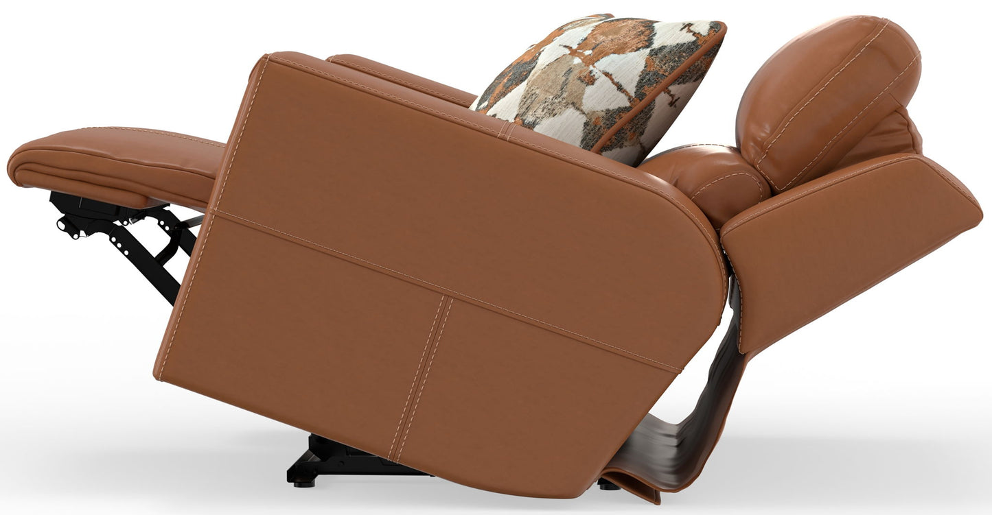 Arezzo - Power Headrest Power Lay Flat Recliner With Zero Gravity/Extended Ottoman