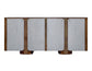 Nashville - 4 Door TV Stand/Console - Brown / Gray