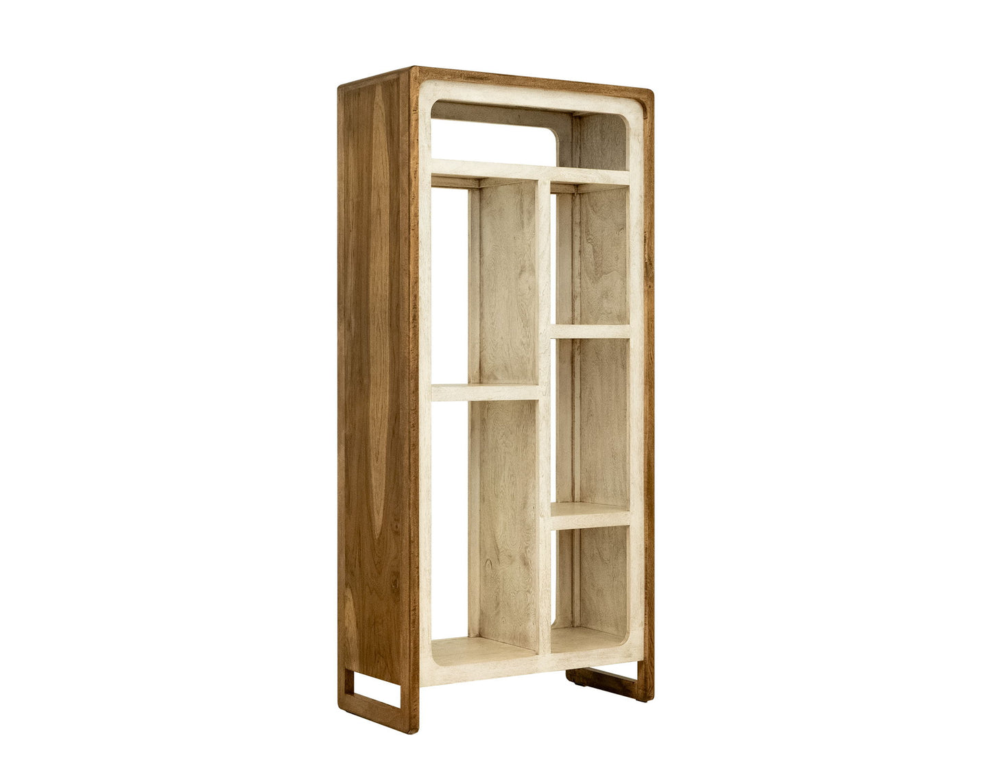 Evoke - Bookcase - Ivory / Brown