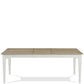 Myra - Rectangular Leg Dining Table - Natural / Paperwhite