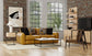 Corvara - Top Grain Italian Leather Match Sofa - Caramel