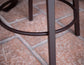 Antique - Stool With Iron Base - Multicolor