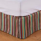 Tammy - Queen Stripe Bed Skirt - Multicolor