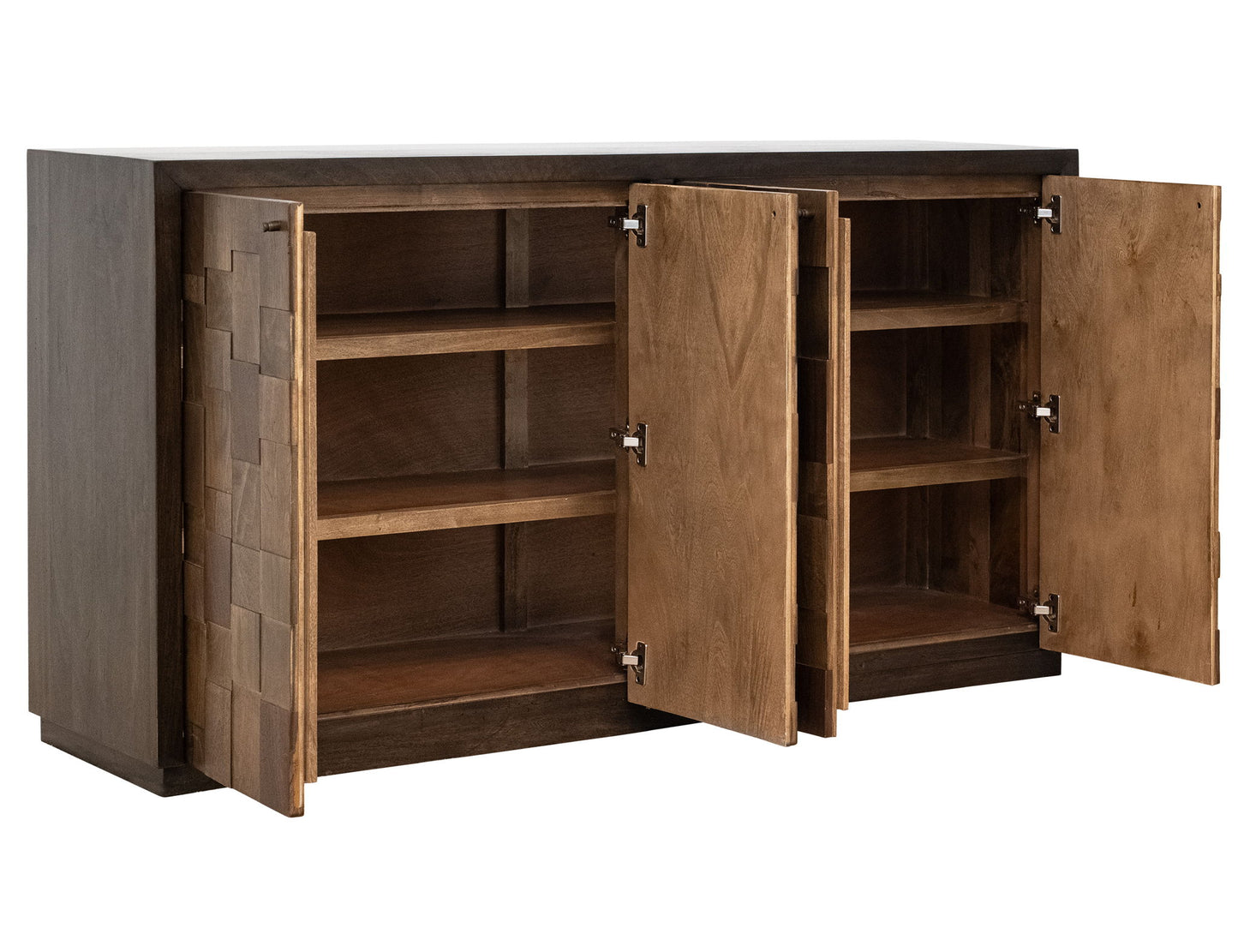 Origin - 4 Door Console - Brown
