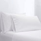 Vesper - Queen 350TC Sateen Fitted Sheet - White