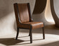 Balam - Leather Upholstered Chair (Set of 2) - Brown