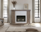 IFD Natural Parota Electric Fireplace