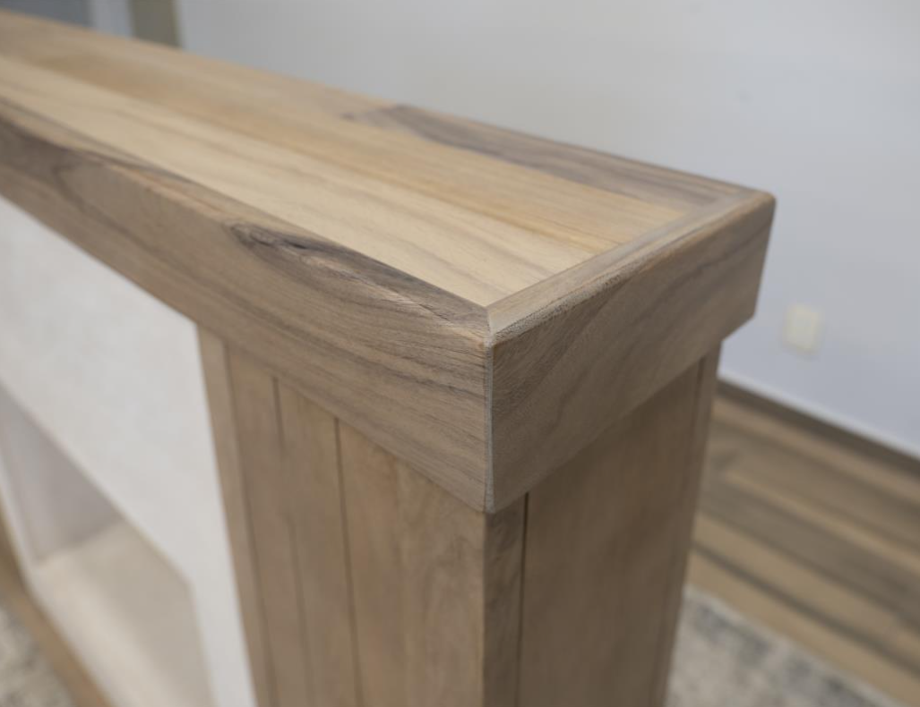 IFD Natural Parota Electric Fireplace