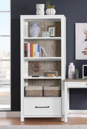 Finn Drawer Bookcase By Riverside