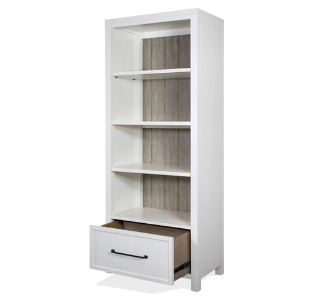 Finn Drawer Bookcase By Riverside