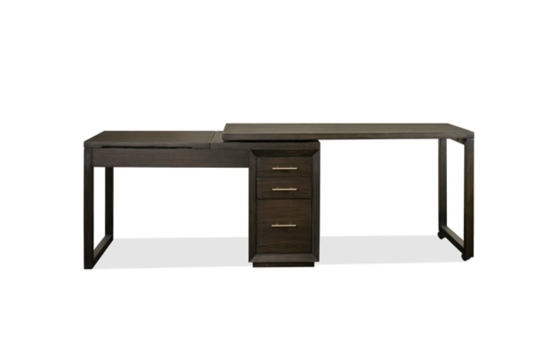 Prelude Swivel Lift-Top L-Desk By Riverside