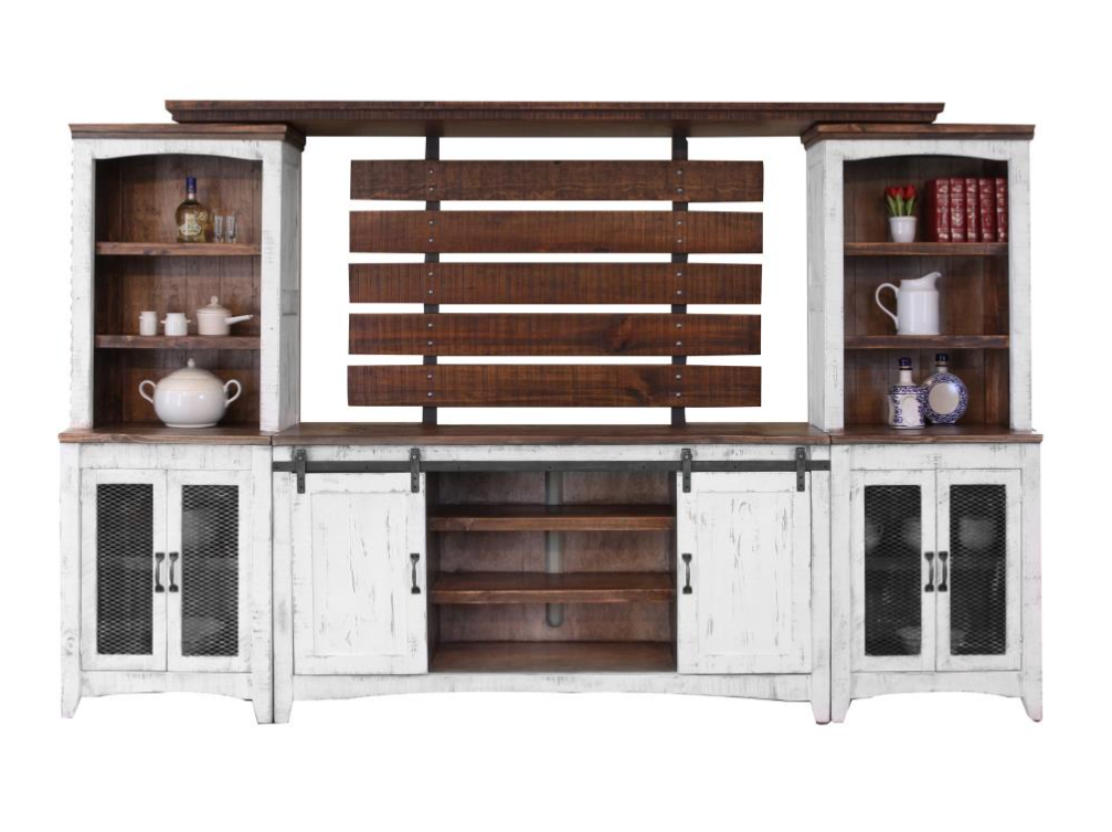 Pueblo Wall Entertainment Center by IFD