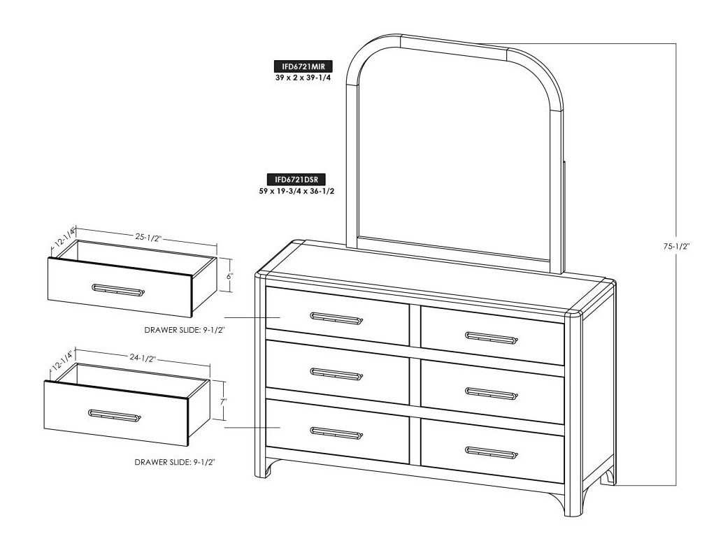 Praga Bedroom Group by IFD