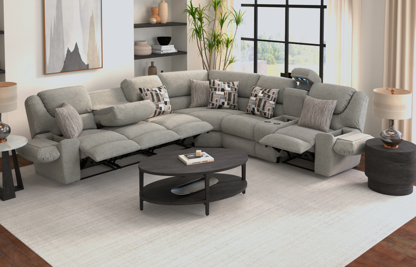 Quinn Reclining Sectional by Catnapper
