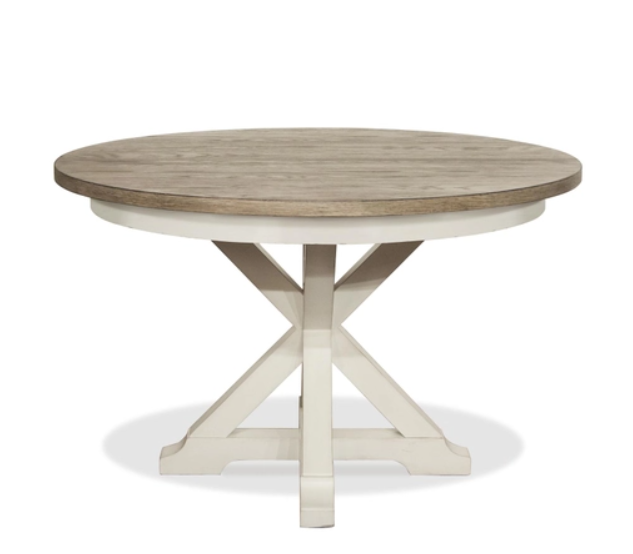 Riverside Myra Round/Oval Table w/Leaf