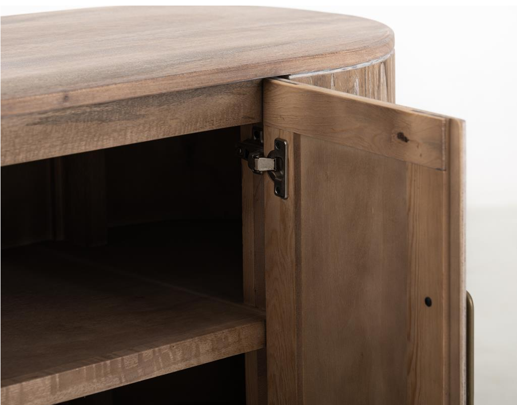IFD Balam 4 Door Console Cabinet 3 Color Options