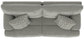 Renaldo - Power Sofa With Zero Gravity Recline - Stone