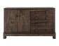 Atenas - Console With 4 Drawer And 2 Doors - Dark Brown