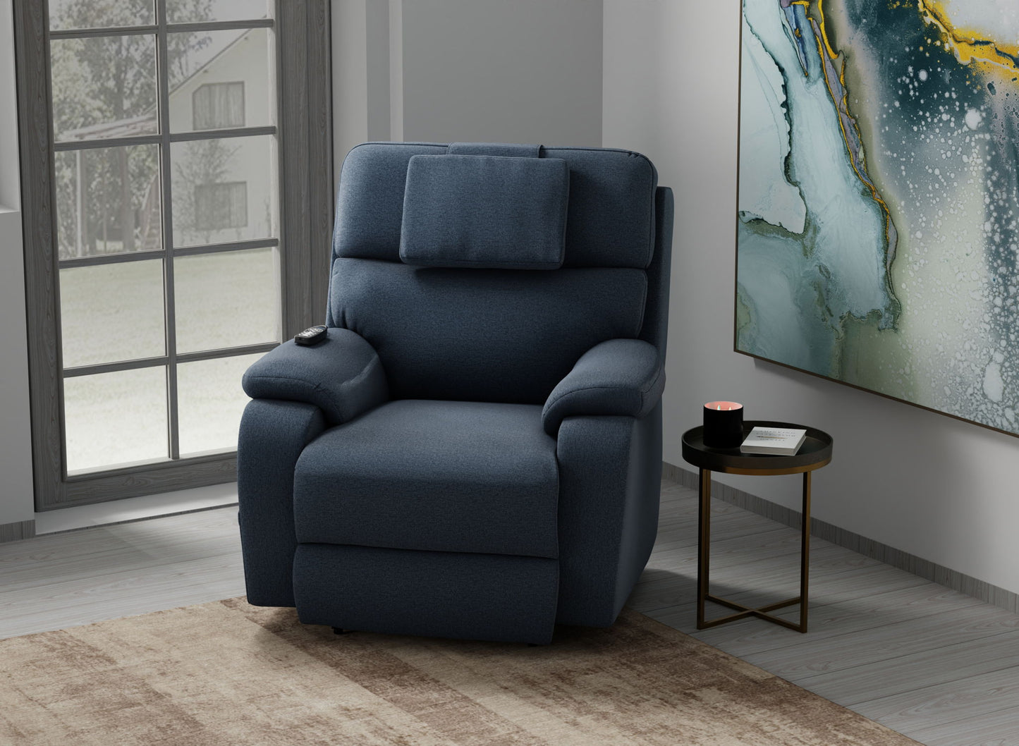 Dreamtime - Power Headrest Power Lay Flat Recliner With CR3 Heat/Massage/Zero Gravity