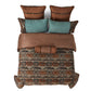 Rio Grande - Twin Duvet Cover Set (Set of 5) - Brown