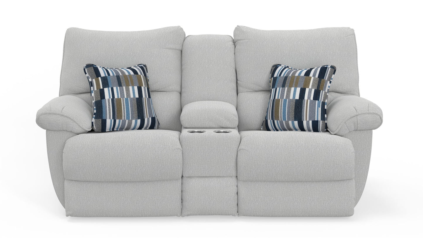 Lenny - Power Lay Flat Reclining Console Loveseat