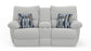 Lenny - Power Lay Flat Reclining Console Loveseat