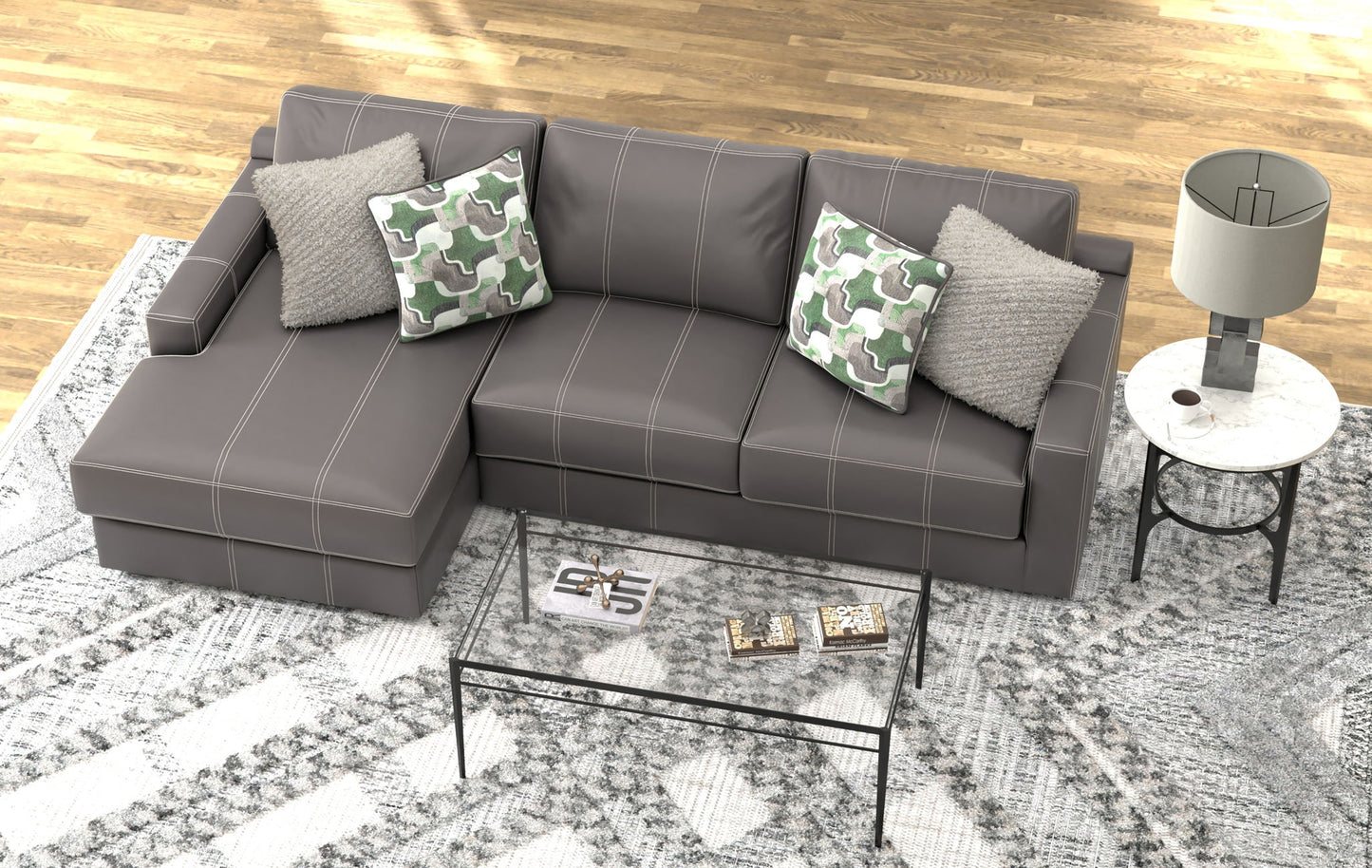 Minori - Italian Leather Sectional