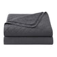 Cotton Comfort - Twin Quilt Set (Set of 2) - Charcoal