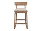 Balam - Upholstered Barstool (Set of 2) - Brown / Beige