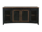 Pueblo - TV Stand / Console / Wall Unit - Black / Medium Brown