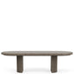 Sariel - Double Pedestal Dining Table - Dark Brown