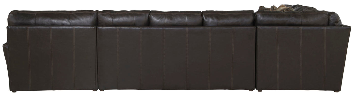 Denali - Italian Leather Match Sectional