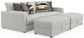 Trevor - Extra Deep Oversized Sofa With Included Storage Cocktail Ottoman
