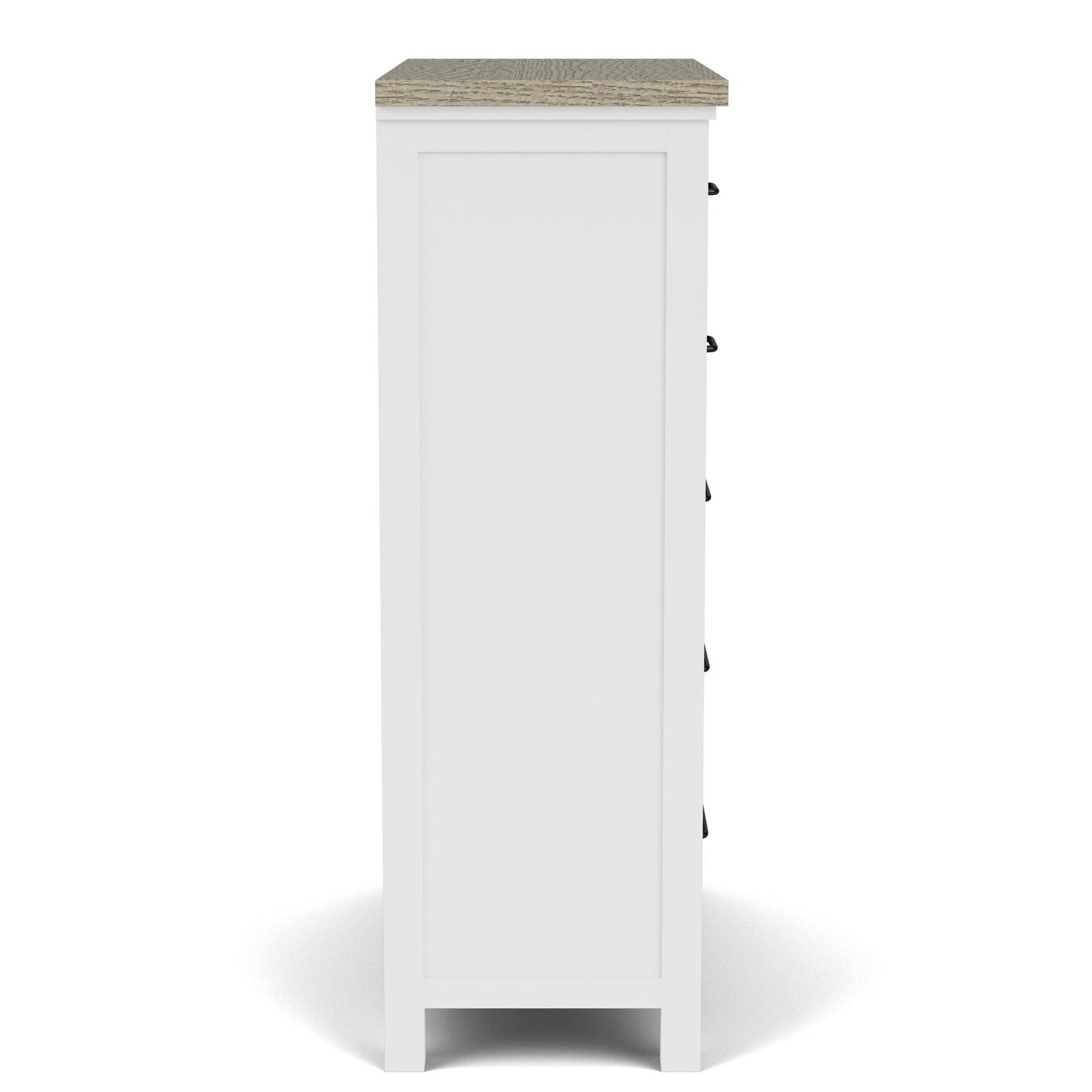 Cora - 5 Drawer Chest - White
