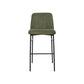 Erik - Bar Chair With Black Metal Frame (Set of 2)