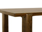 Silver - Rectangular Dining Table - Brown