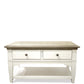 Myra - Small Leg Cocktail Table - Natural / Paperwhite