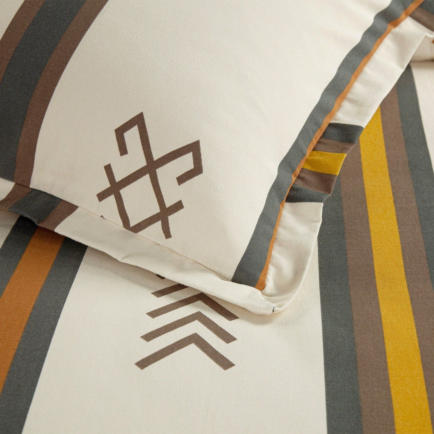 Toluca Canvas - King Duvet Cover Set (Set of 3) - Multi Color