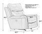 Ceretti - Power Wall Hugger Recliner - Brown Top Grain Italian Leather Match