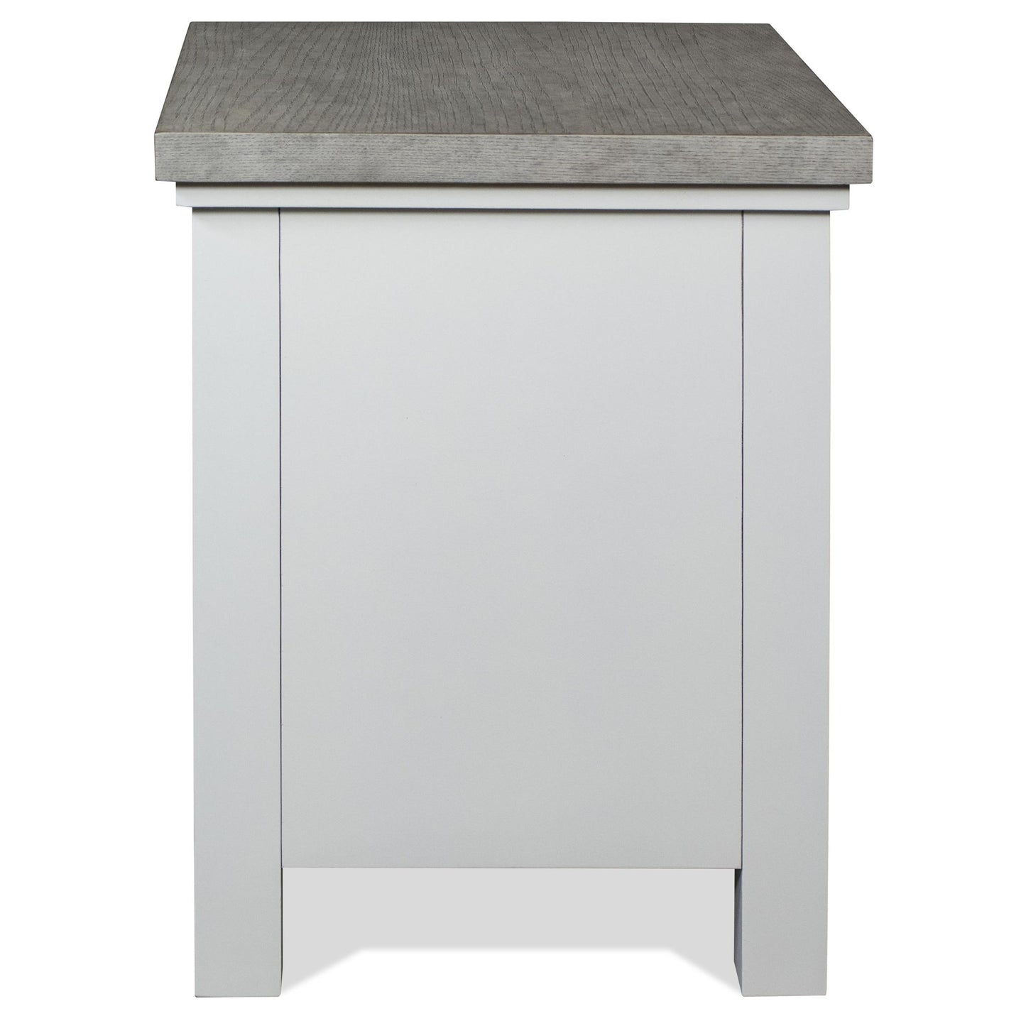 Cora - Rectangular Leg Dining Table - Cloud / Fog