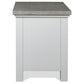 Cora - Rectangular Leg Dining Table - Cloud / Fog