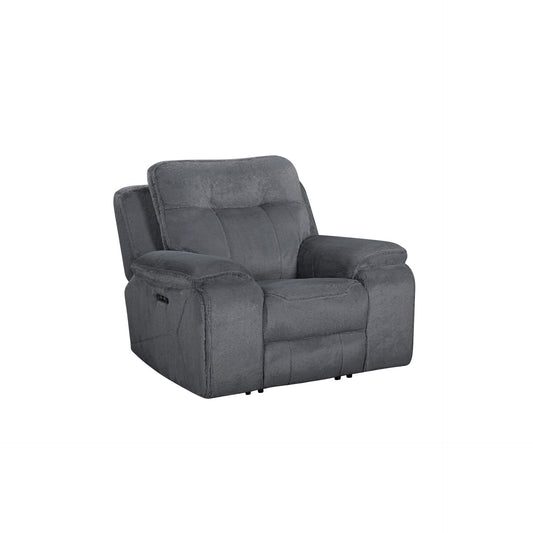 Teddy - Recliner With Power Headrest & Footrest - Gray