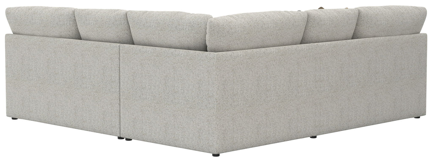 Tori - Sectional With Comfort Coil Seating, Cocktail Ottoman And Accent Pillows Included