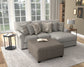 Livingston - Sectional With Comfort Coil Seating, 40" Cocktail Ottoman And Accent Pillows Included
