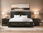Teak - Nightstand - Oil Black