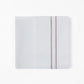 Stripe Sheet - King 350TC Embroidered Stripe Sheet Set (Set of 4) - White / Taupe