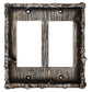 Birch Twig Switch Plate - 5" x 5" Birch Twig Double Rocker Wall Switch Plate  - Multi