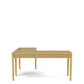 Deerfield - L Desk - Natural Oak