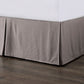 Hera - King Washed Linen Tailored Bed Skirt - Taupe